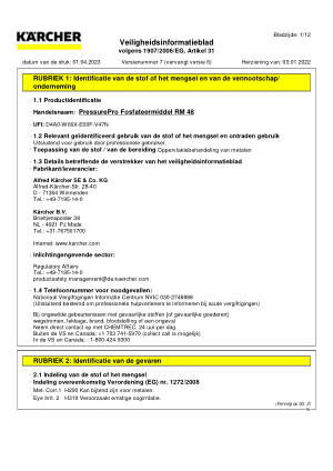 Safetydatasheet