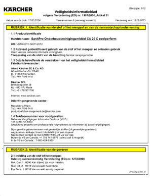 Safetydatasheet