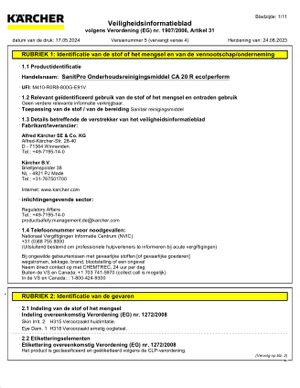 Safetydatasheet