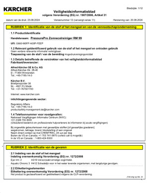 Safetydatasheet