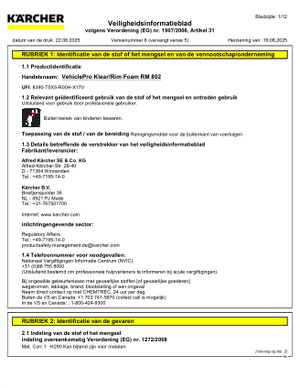 Safetydatasheet