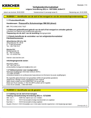 Safetydatasheet