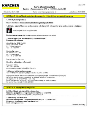 Karta charakterystyki