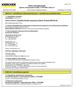 Karta charakterystyki