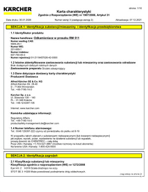 Karta charakterystyki