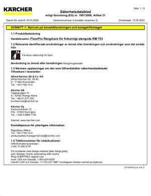 Säkerhetsdatablad