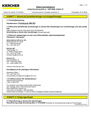 Säkerhetsdatablad