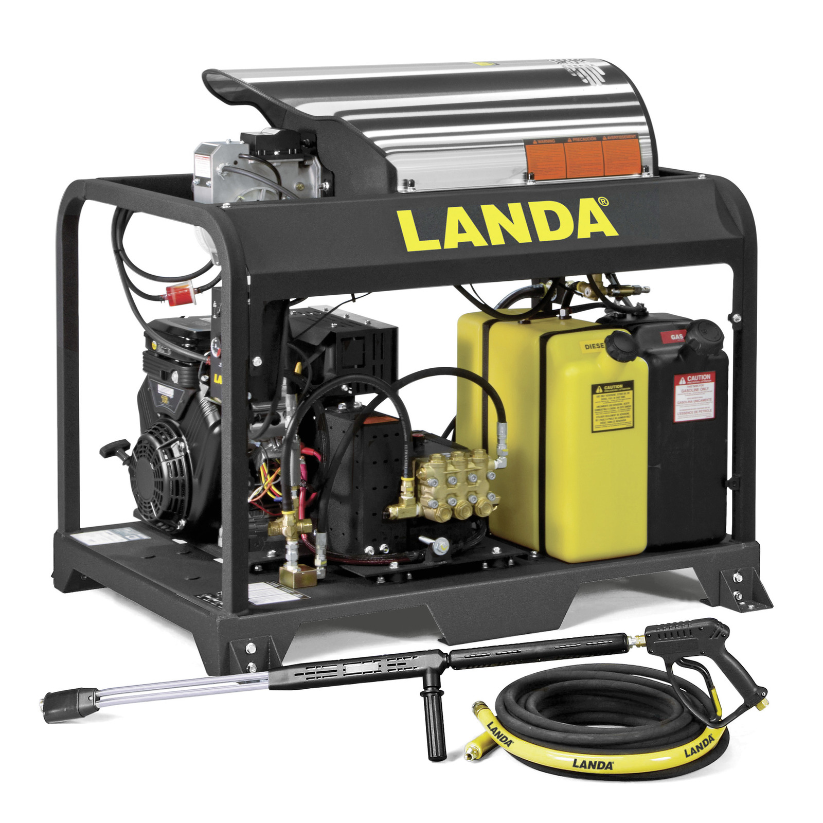 PGDC Series of Hot Water Power WashersGas Powered, Oil Heated Landa