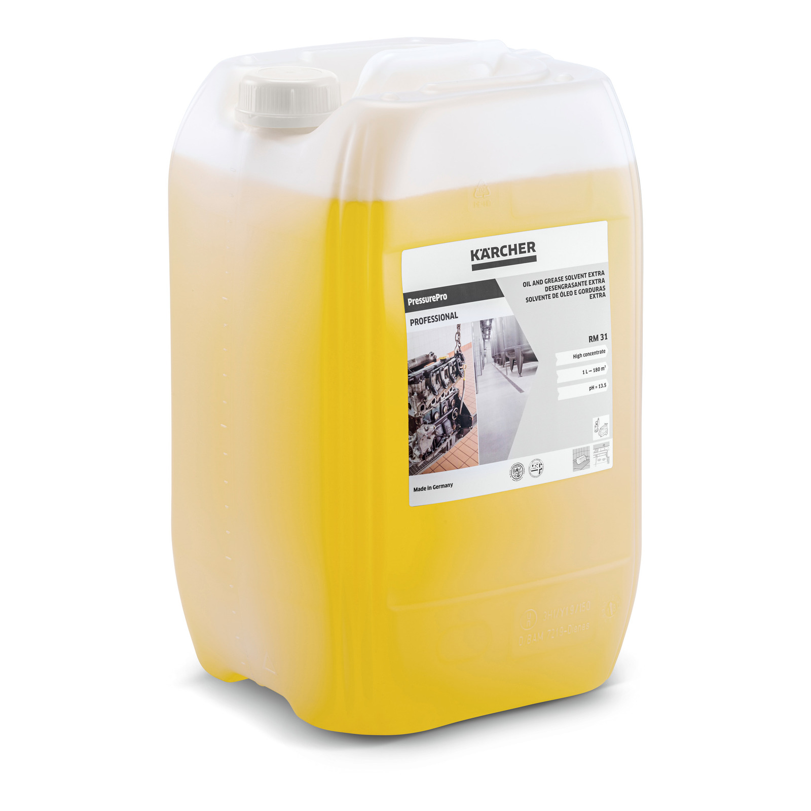 Oil and grease cleaner EXTRA RM 31 ASF concentrate, 20 l Kärcher UK