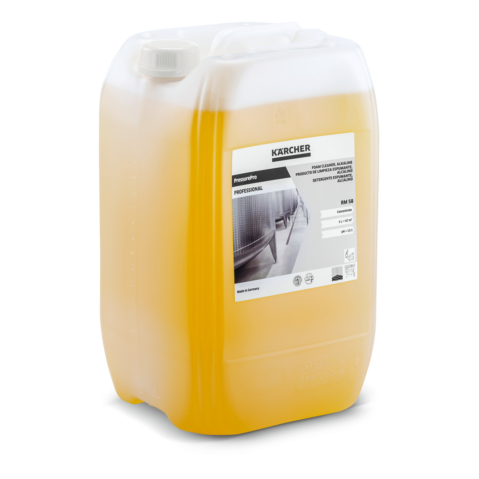 PressurePro Foam Cleaner, alkaline RM 58, 20 l Kärcher South Africa
