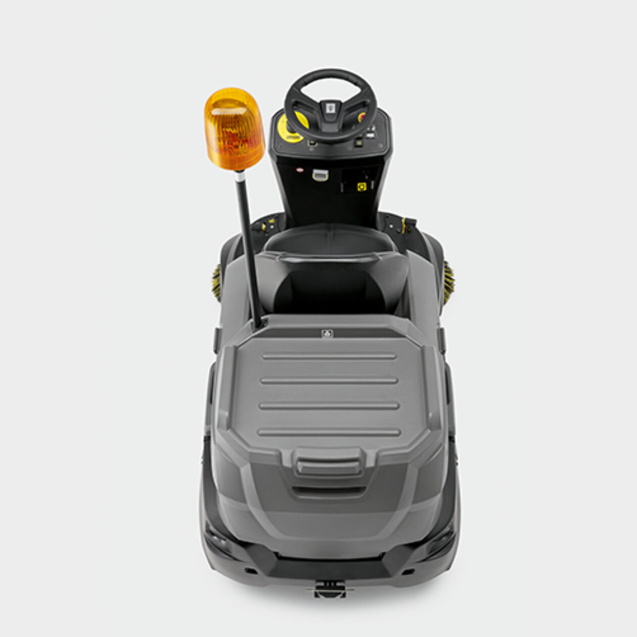 Vacuum sweeper KM 90/60 R P Advanced: Robust, compact design with pick-up area