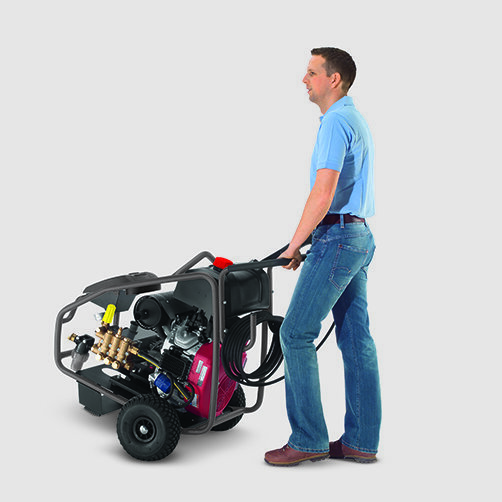 Ultra-high-pressure cleaner HD 13/35 Ge Cage: Mobility