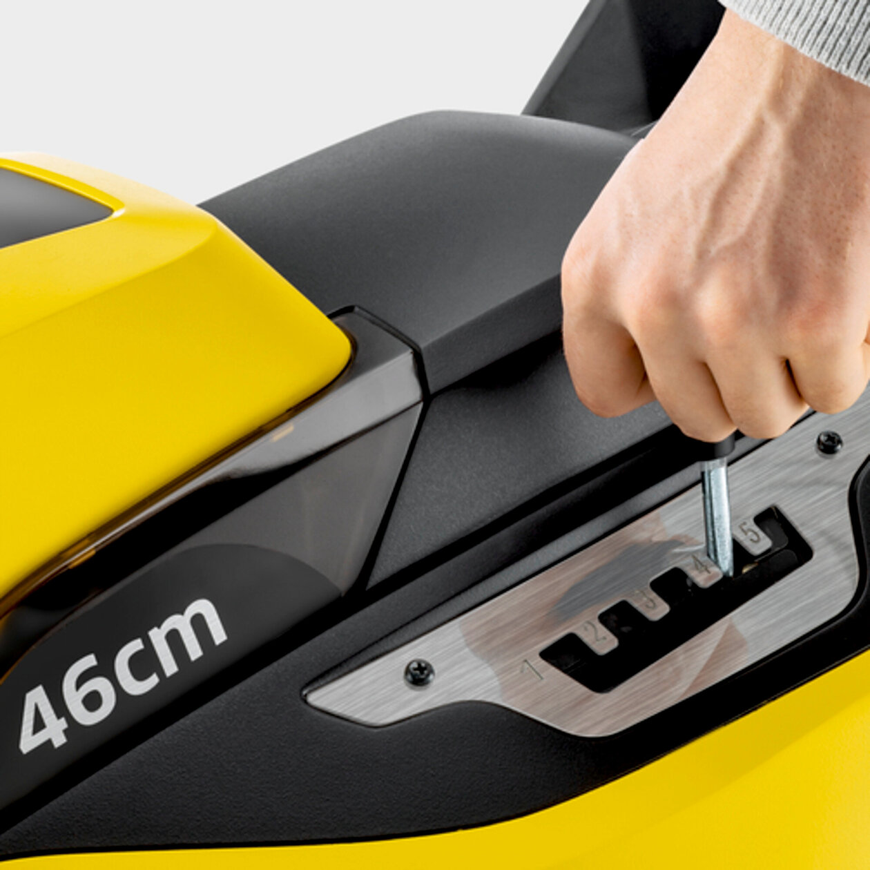  Maşină de tuns iarba LMO Battery 36-46 Set: Reglare înălțimei de tăiere