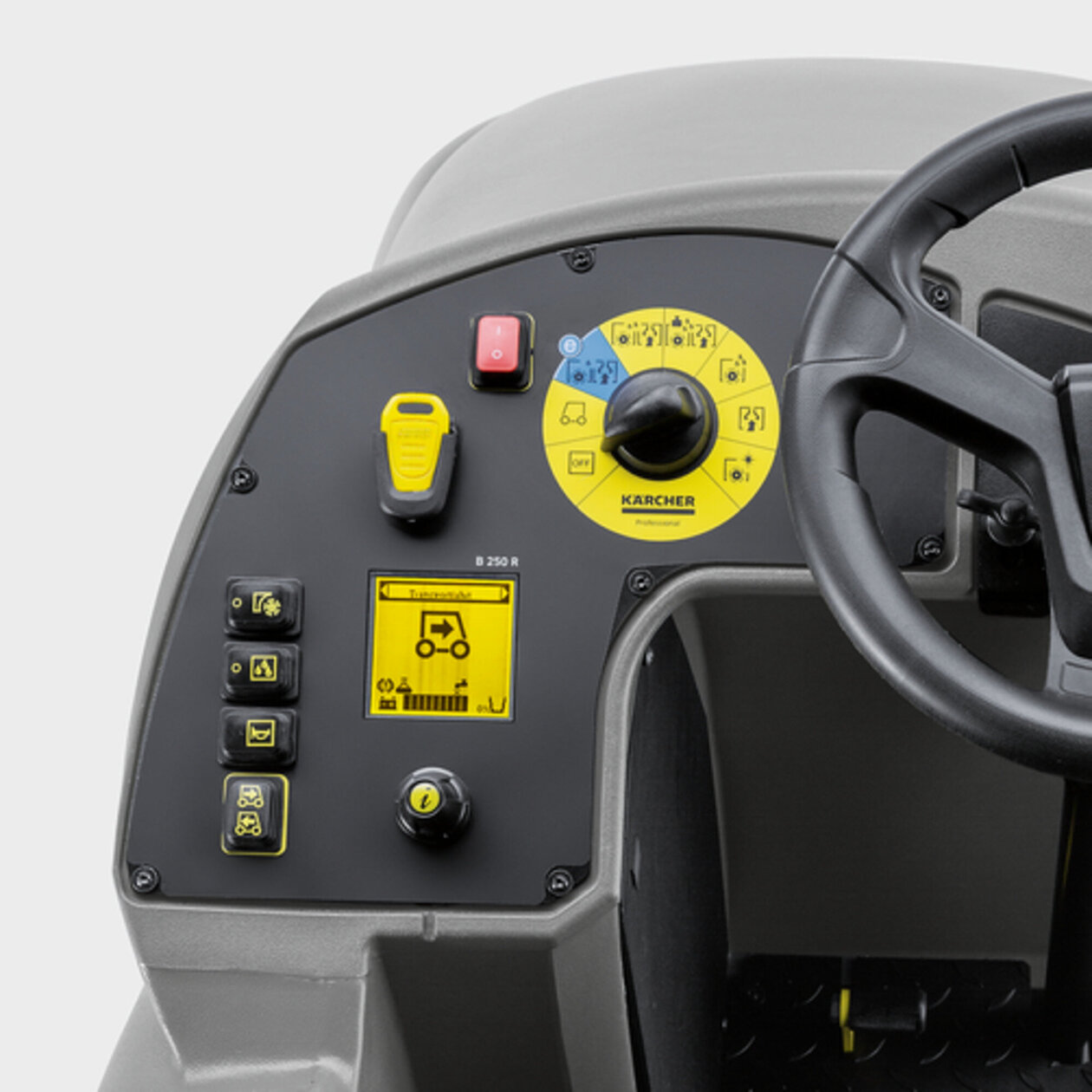 Scheuersaugmaschine B 250 R +R100+Dose+630Ah+SB: EASY-Operation-Wahlschalter