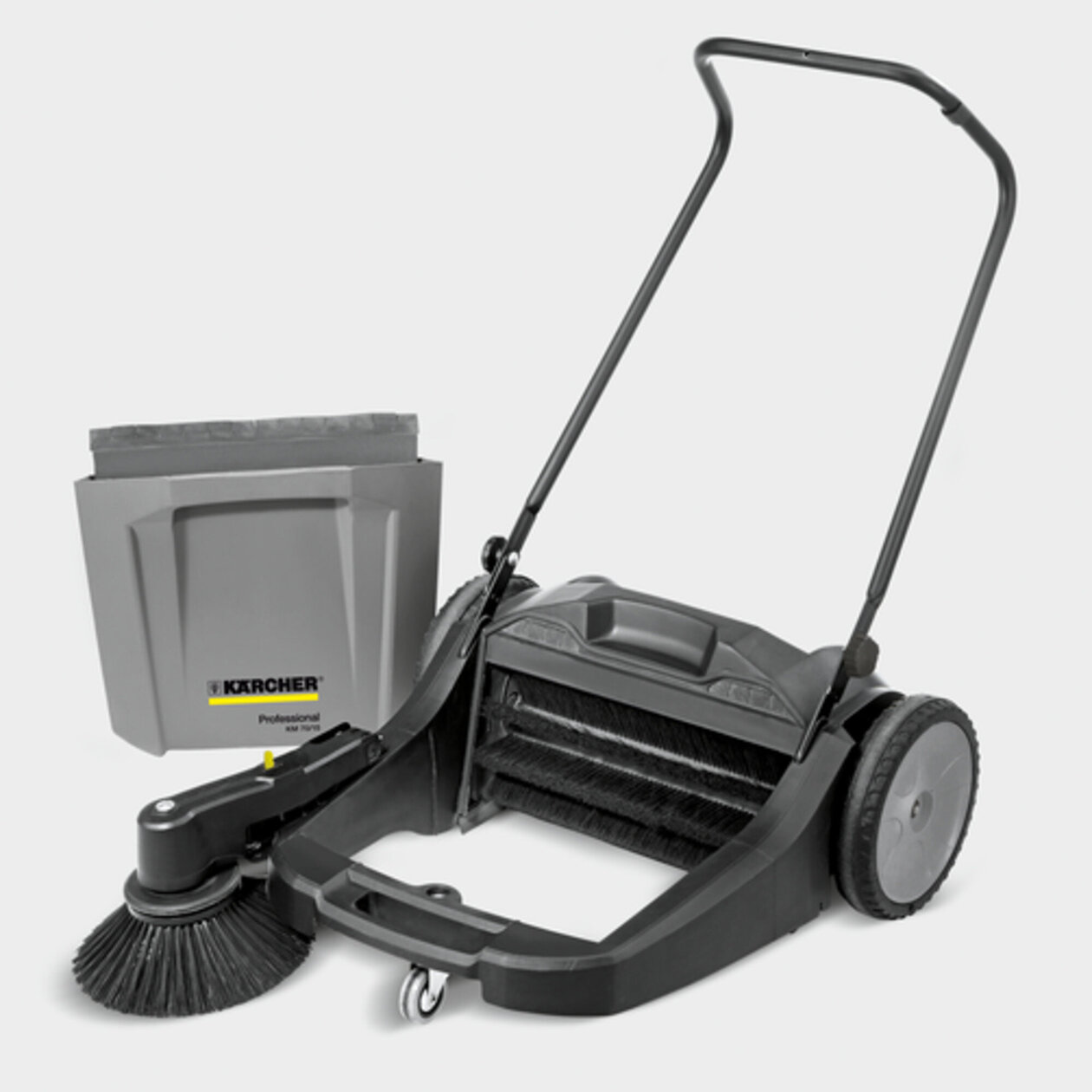 Sweeper KM 70/15 C: Large dirt hopper