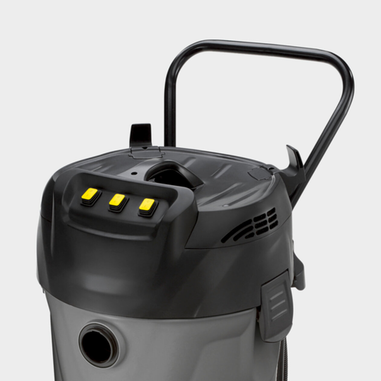 Wet and dry vacuum cleaner NT 70/3 Me Tc: Ergonomic Push Handle