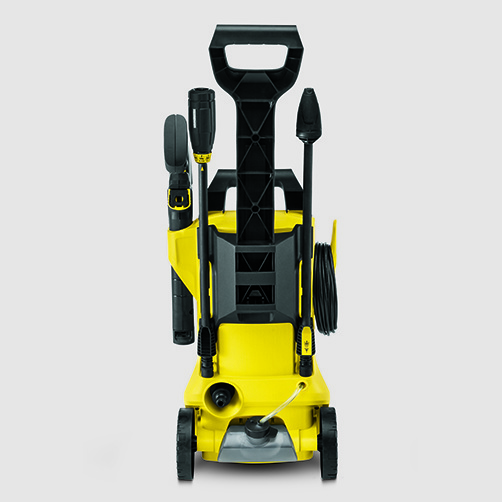 High pressure washer K 2 Premium Full Control: Supports for accessories, high-pressure gun and cable