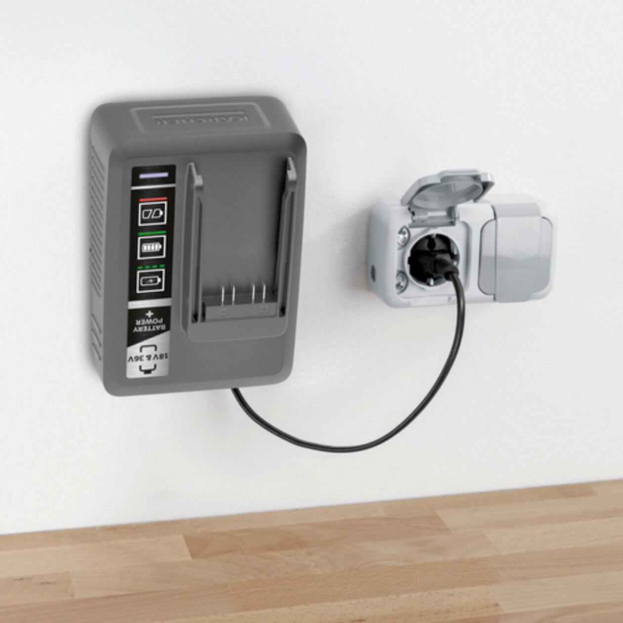 Universal charger Battery Power+ 18-36: Wall mount