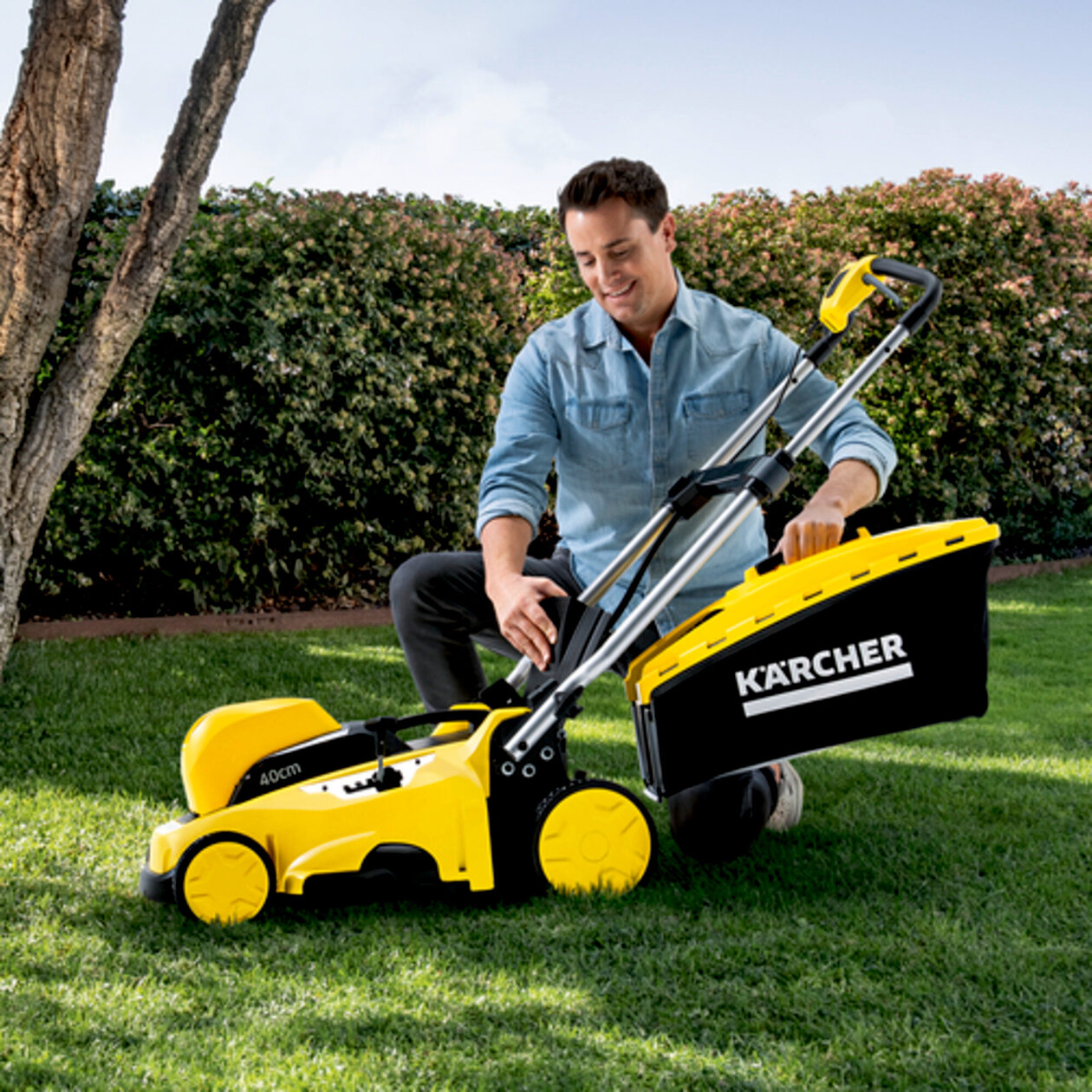  LMO 36-40 Battery Set: По-голям кош за събиране на трева