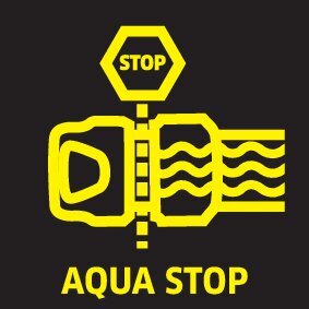  Universal hose coupling with Aqua Stop