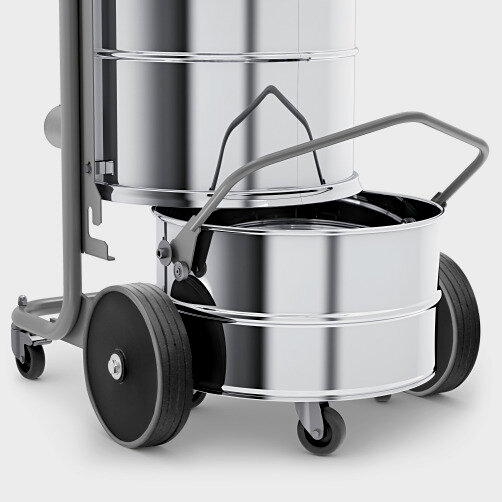 Industrial vacuums IVM 40/24-2: Mobile stainless steel container