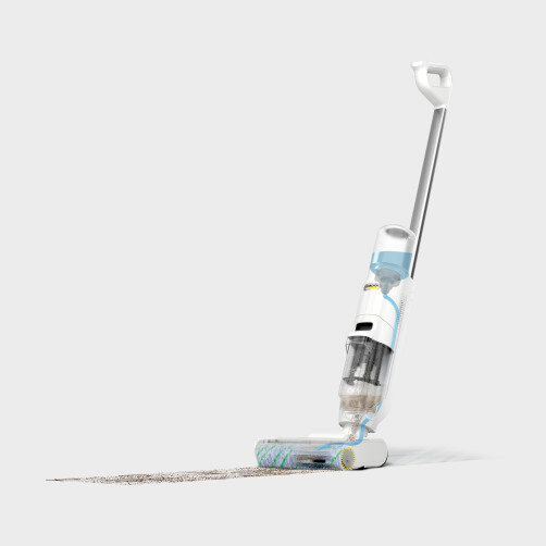 Vacuum mop FCV 2 Natural N: 3-in-1 Xtra!Clean function: mopping, vacuuming and drying
