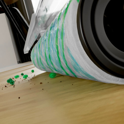 Vacuum mop FCV 2 Natural N: Effective Hygienic!Spin technology