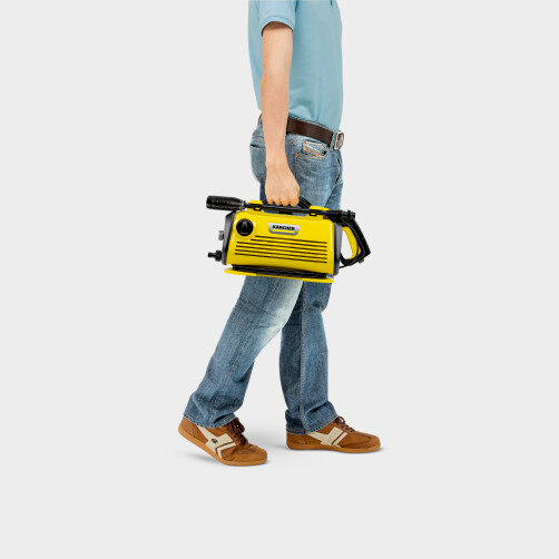 Hochdruckreiniger K 3 Horizontal Plus: Besonders kompaktes und platzsparendes Gerät