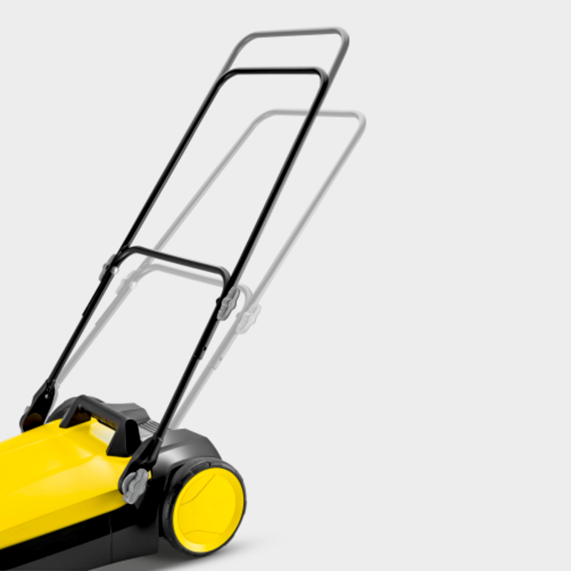 Manual sweeper S 4 Twin: Height adjustment with bayonet connection