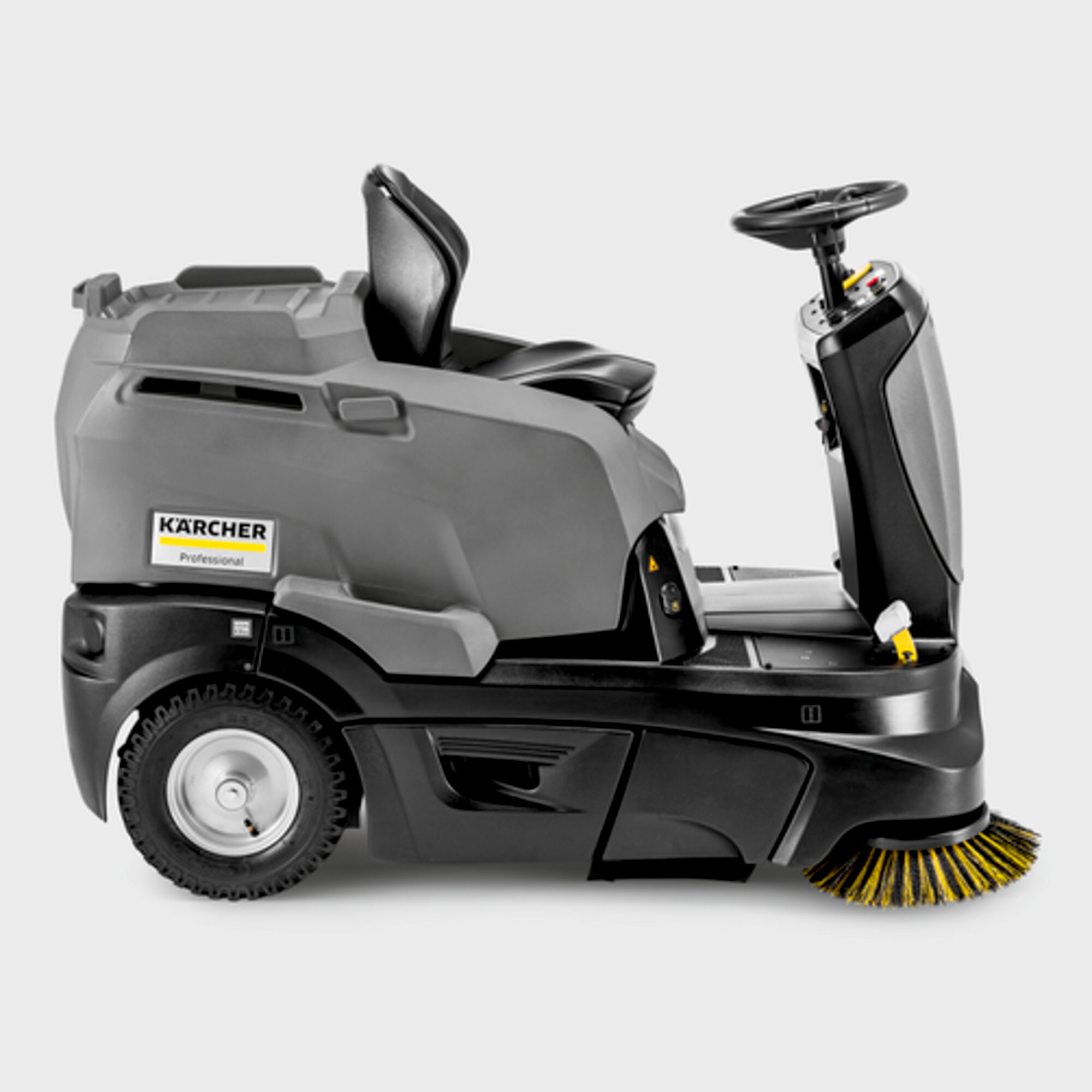 Vacuum sweeper KM 90/60 R Bp: Robust, compact construction style with pick-up area
