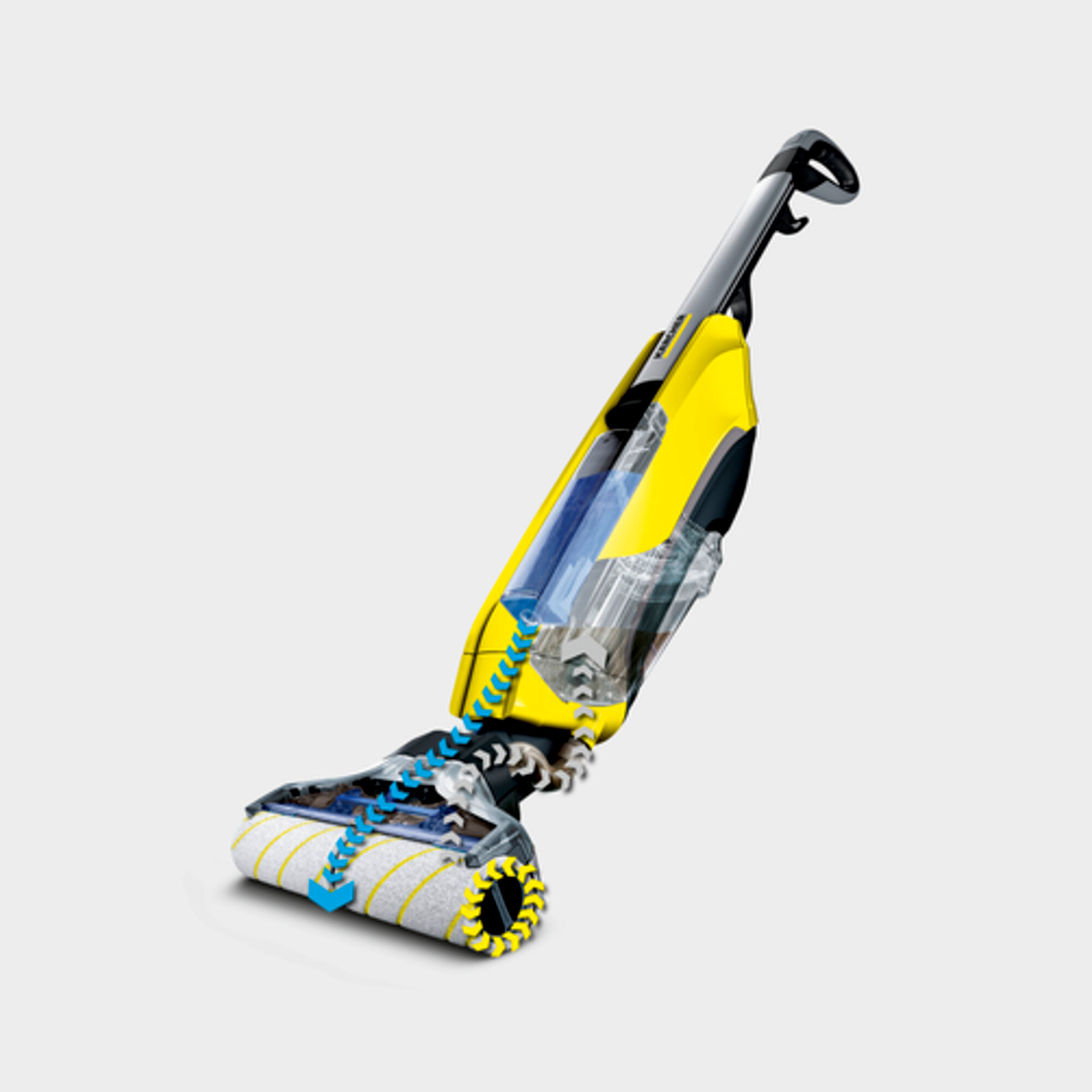 Hard floor cleaner FC 5: Wiping is 20 per cent* cleaner than with a mop and much more convenient