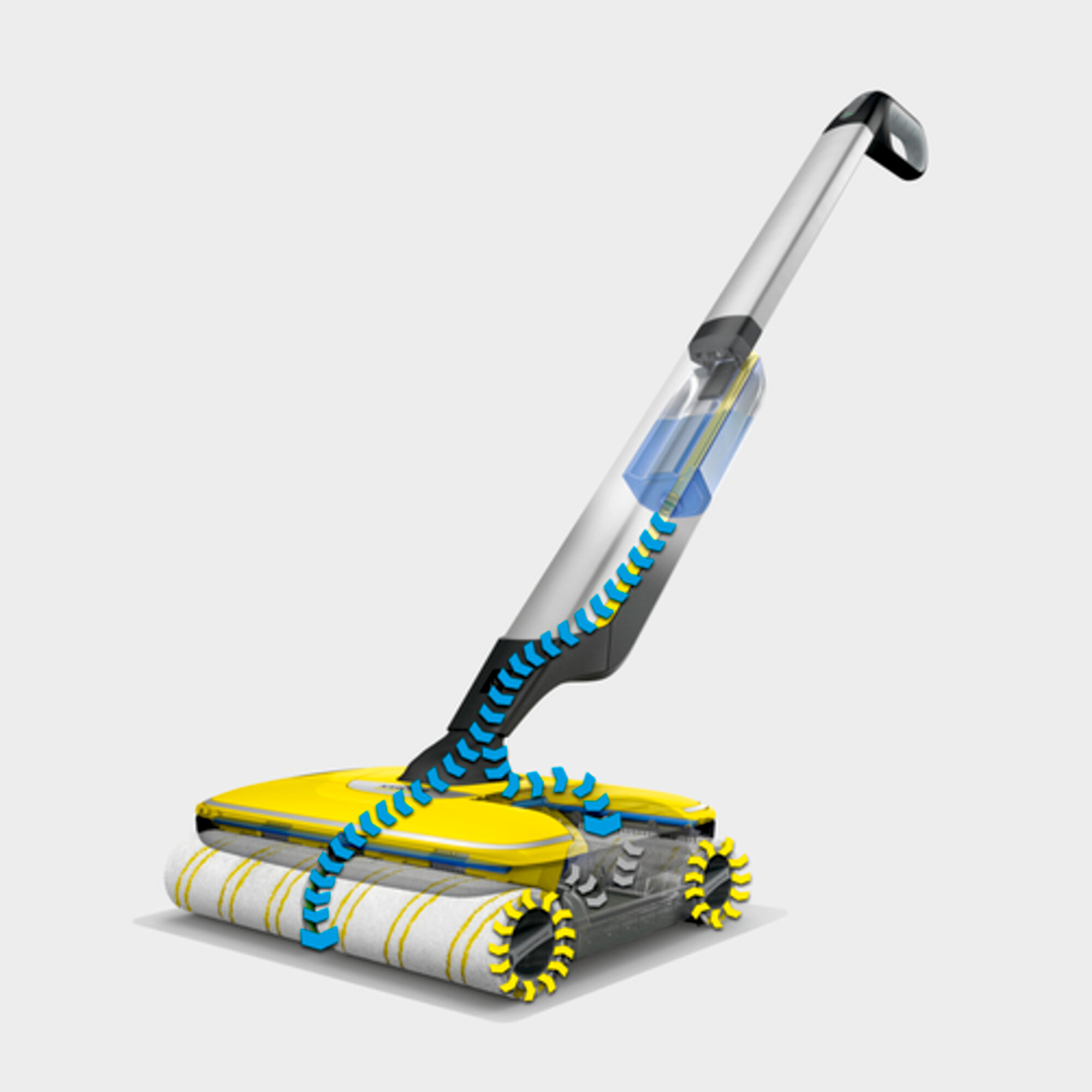 Mop electric FC 7 Cordless: Ștergerea este cu 20% mai curată decât cu un mop obișnuit și mult mai ușoara