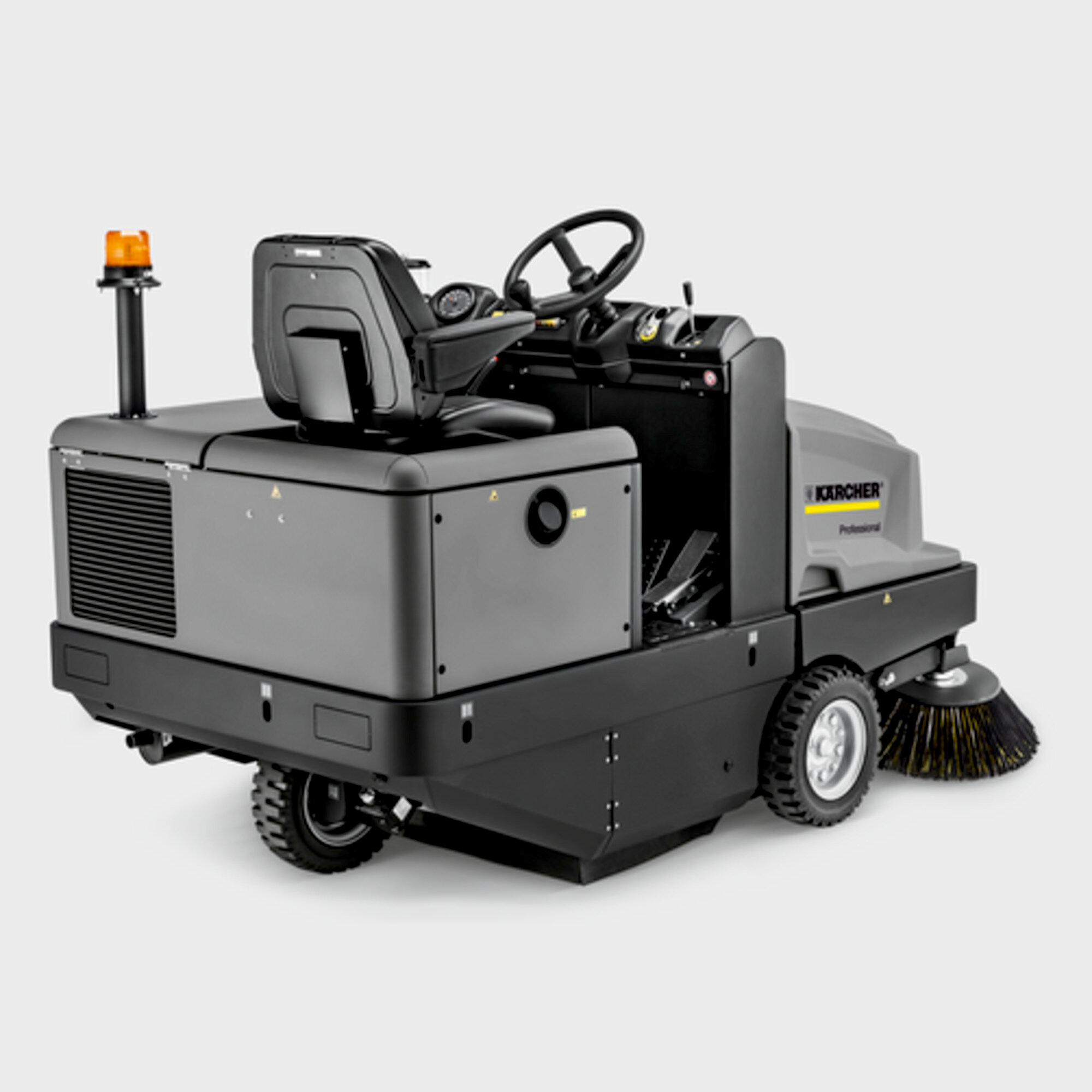 Vacuum sweeper KM 130/300 R D Classic: Robust steel chassis with multiple corrosion protection