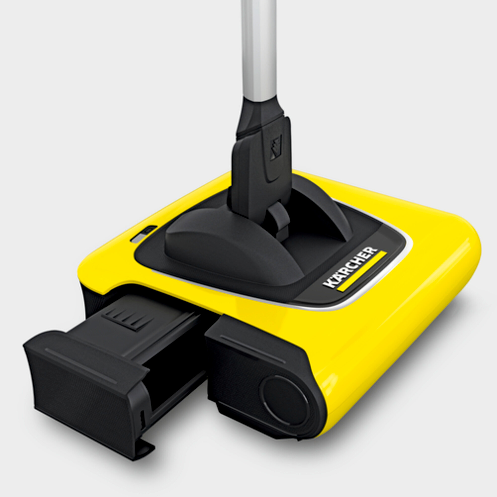 Cordless electric broom KB 5: Waste container is simple to remove and replace