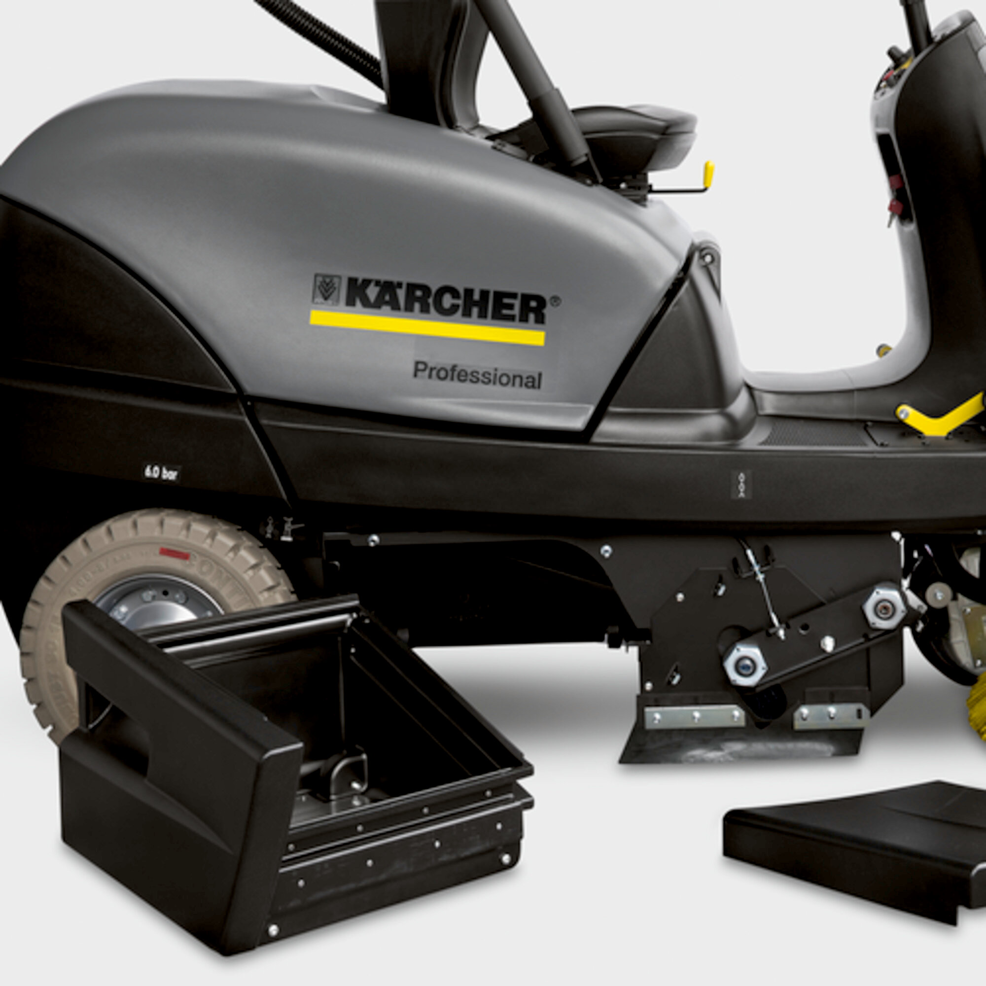 Vacuum sweeper KM 100/100 R Bp: Easy to maintain