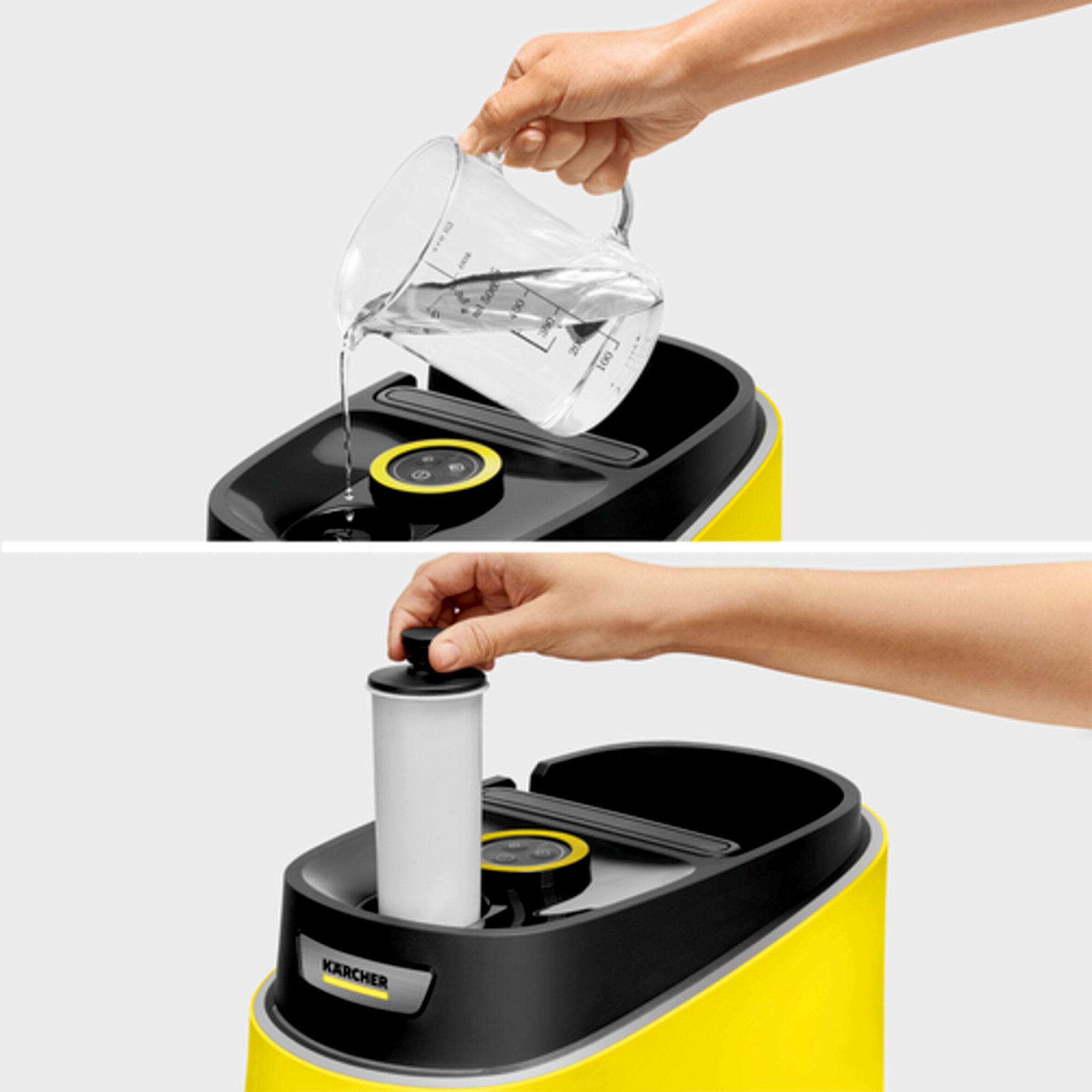 Steam cleaner SC 3 Deluxe EasyFix: Non-stop steam and integrated descaling cartridge