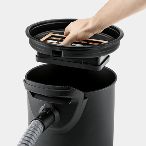 Ash vacuum AD 4 Premium: 1-component filter system