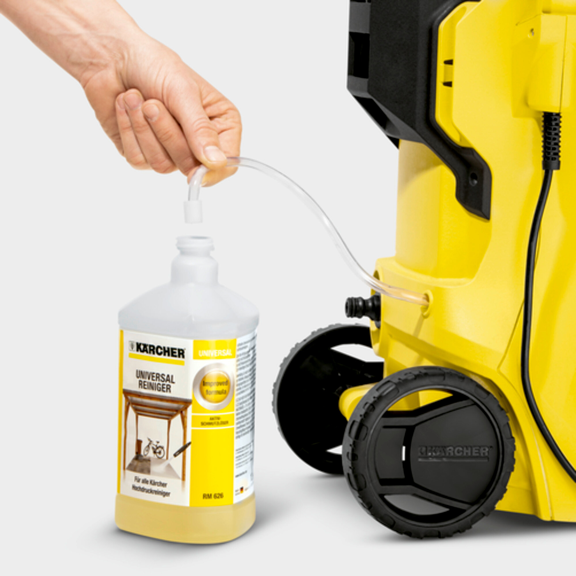 K 2 Power Control: Ống hút chất tẩy rửa