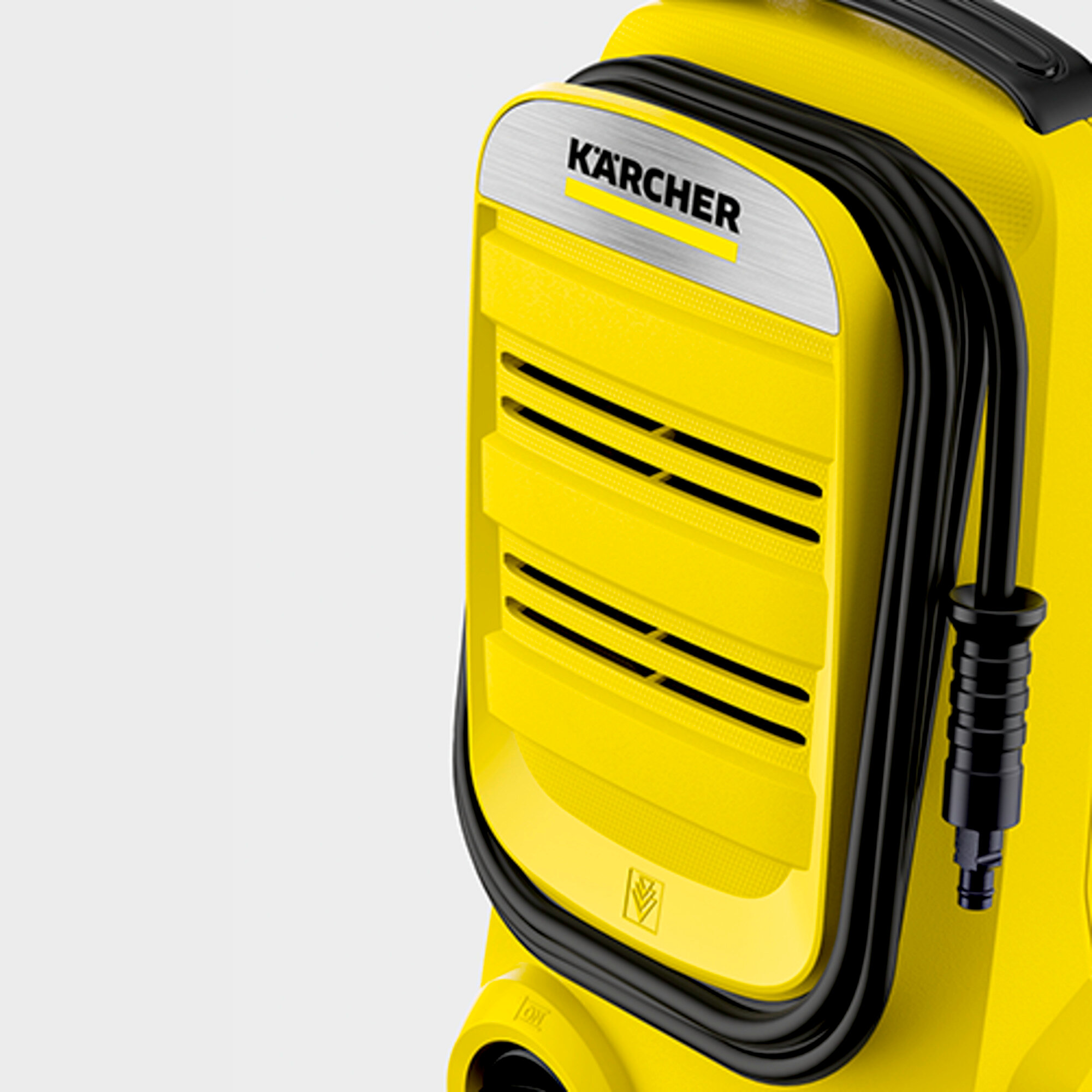 High pressure washer K 2 Compact: Hose storage on the front cover