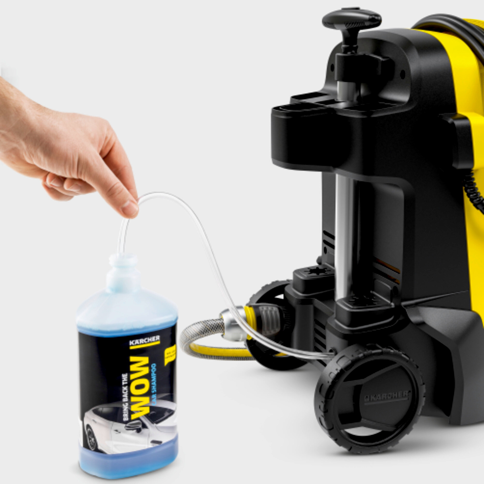High Pressure Washer K 5 Classic: Detergent use