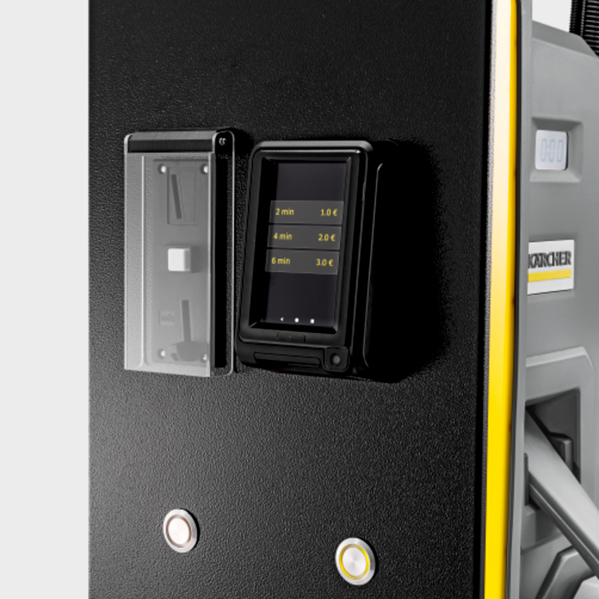 Aspirateur en libre-service SB V K!Vac: Systèmes de paiement individuels