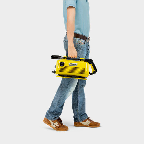 高圧洗浄機 K 2 Little Plus: 置き場所を選ばない、コンパクト設計