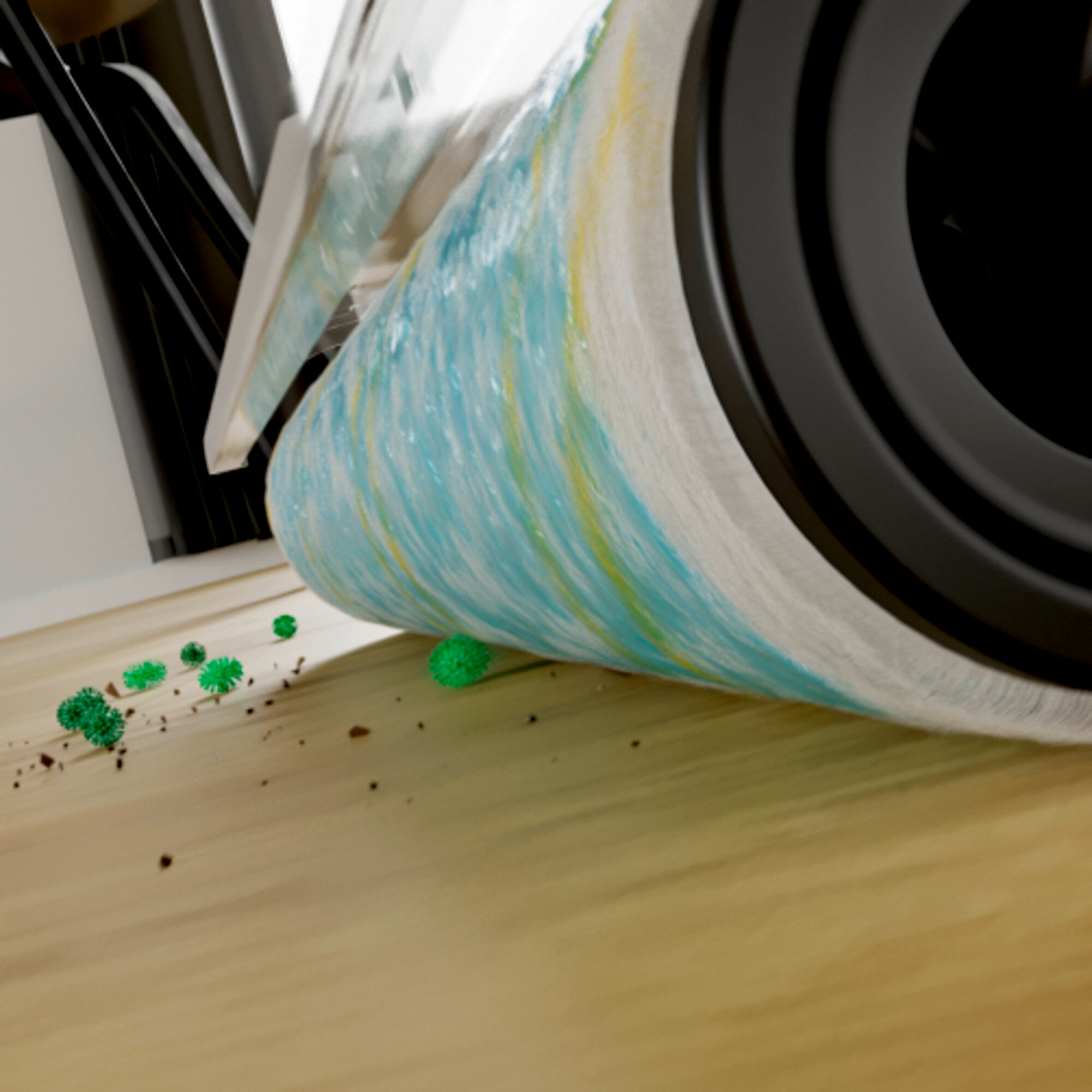 Mop Čistič tvrdých podláh FCV 2 Natural N 3v1: Efektívna Hygienic!Spin technológia