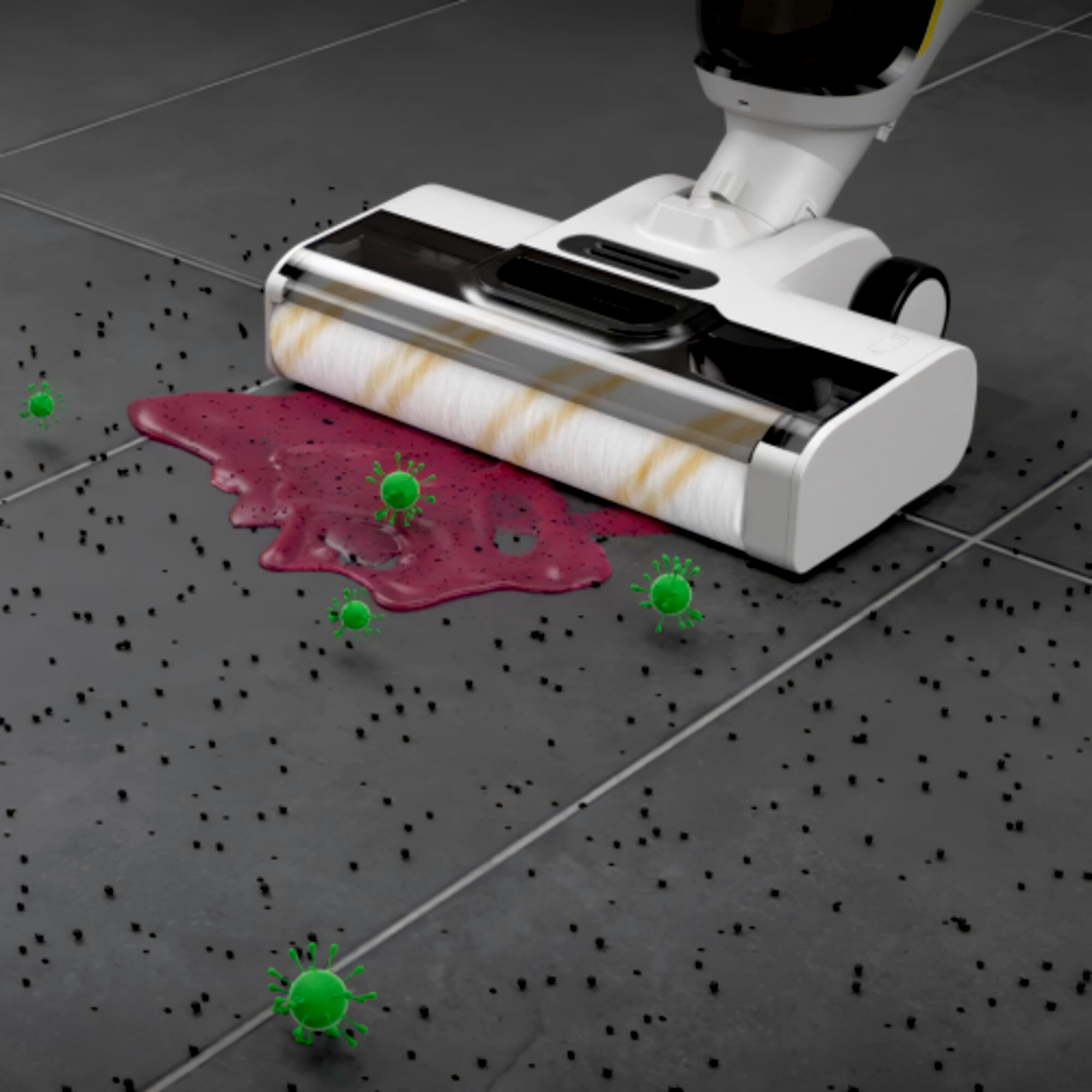 Saugwischer FCV 4: Effektive Hygienic!Spin Technologie