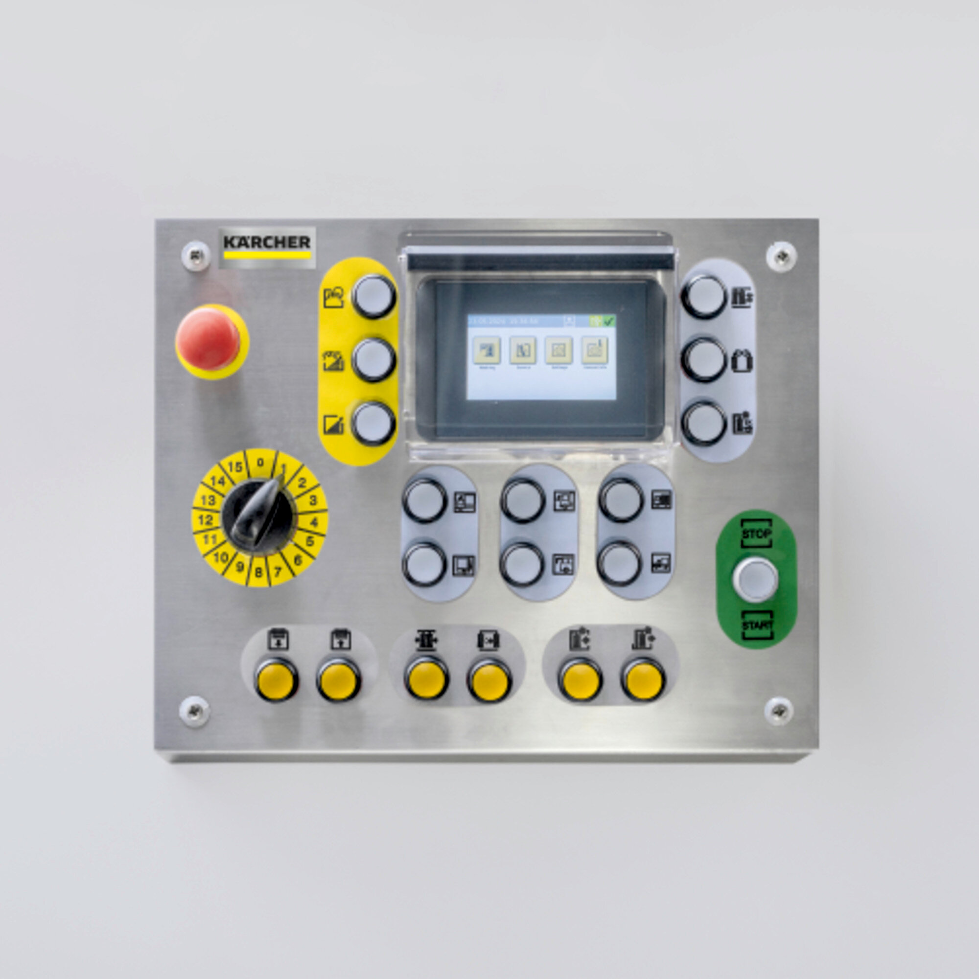 Truckwash TB: Control unit with integrated touchscreen