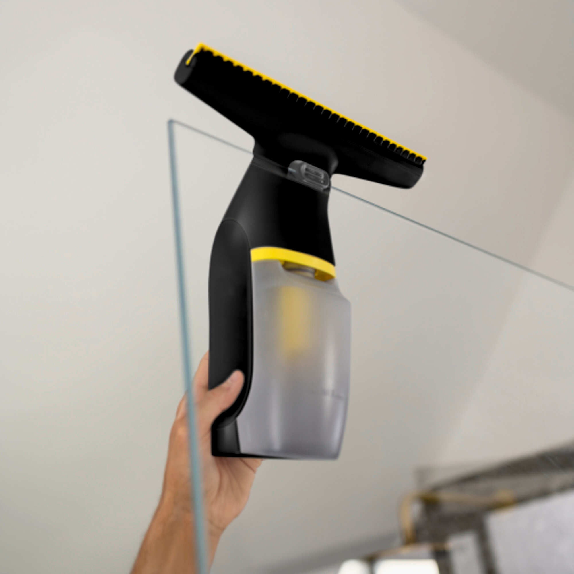 Aspirator geamuri WV 3 Comfort Precision+ Black: Cârlig de duș Hook!It inteligent