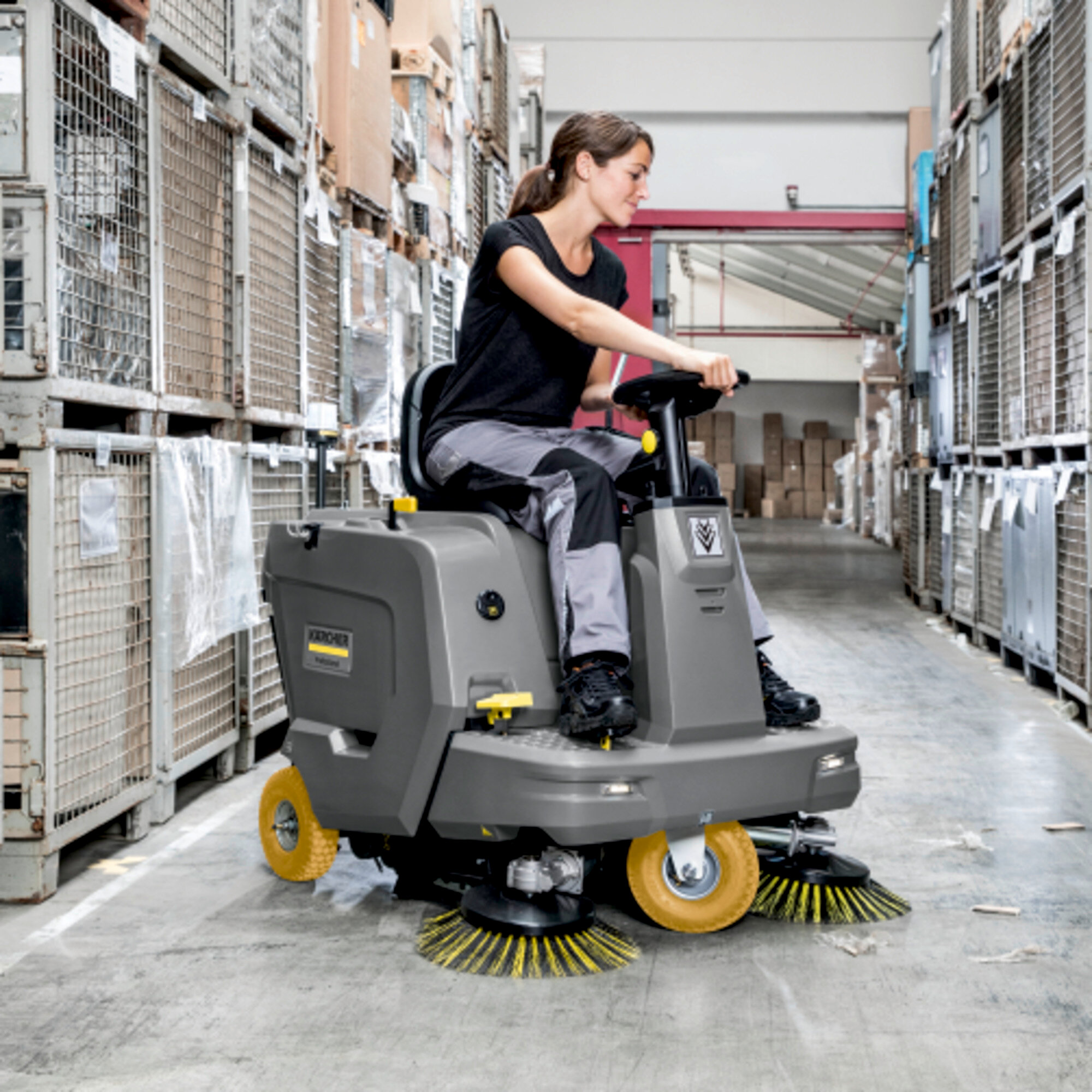 Seprő-porszívó KM 85/50 R Bp Pack Li+FC 2SB: Átgondolt ergonómia a nagyfokú kényelemért munkavégzés közben