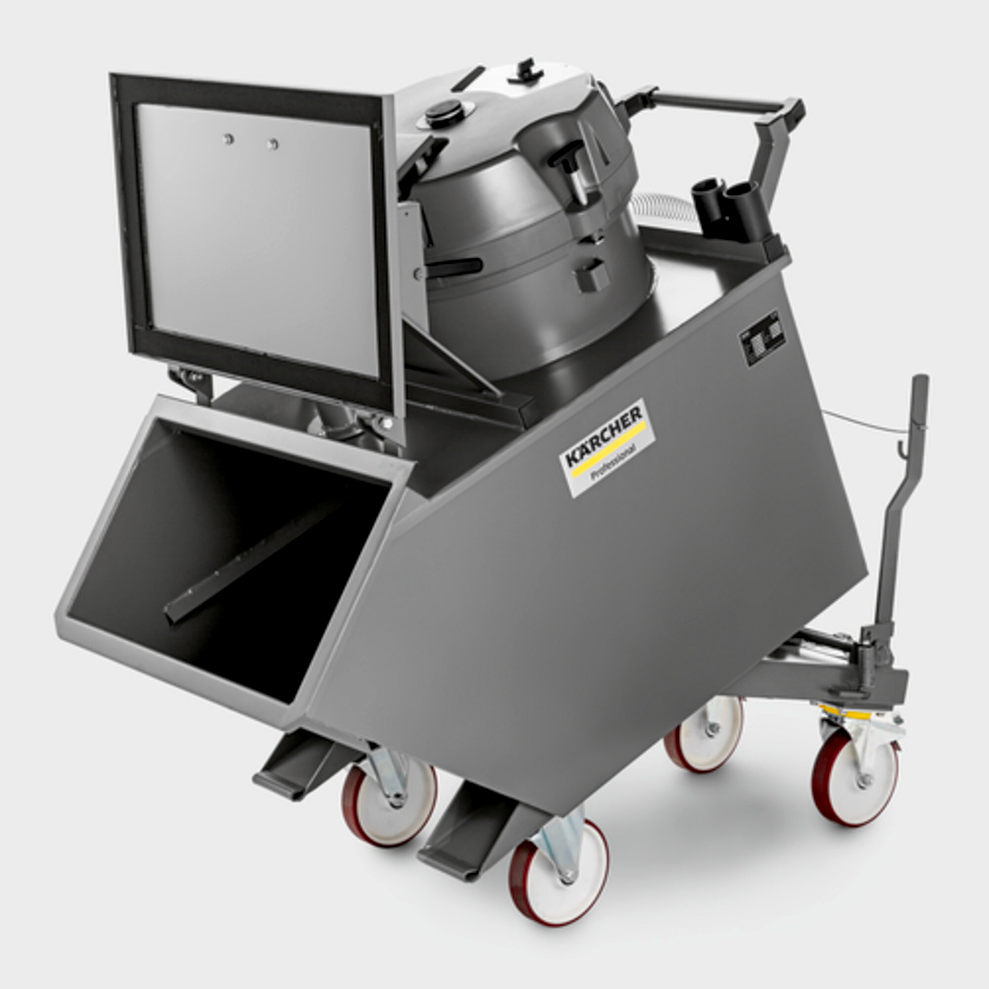  IVR-L 400/24-2 Tc: Emptying system with a tilting chassis enables safe manual emptying