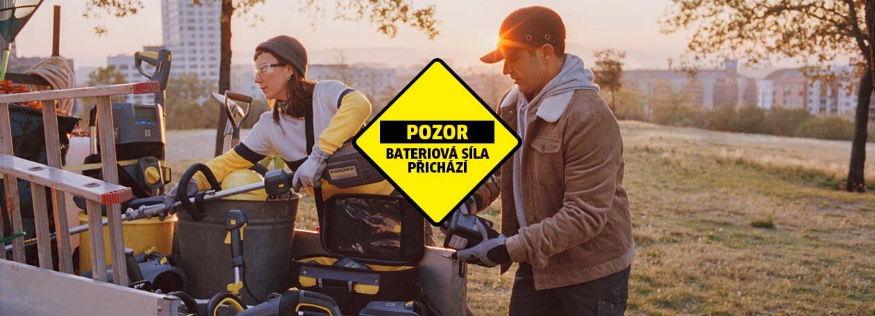 Kärcher Vybavení a technika, se kterými toho venku zvládnete víc.