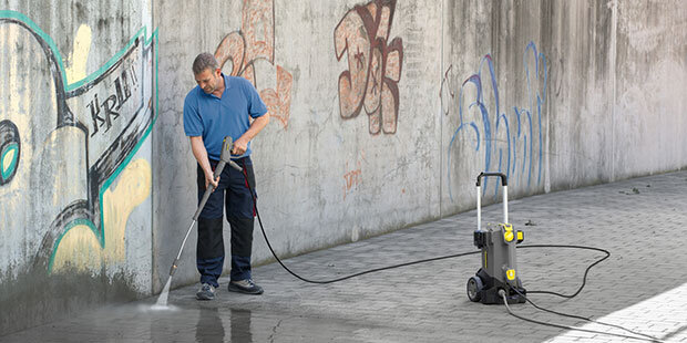 Cold water high pressure shop washer